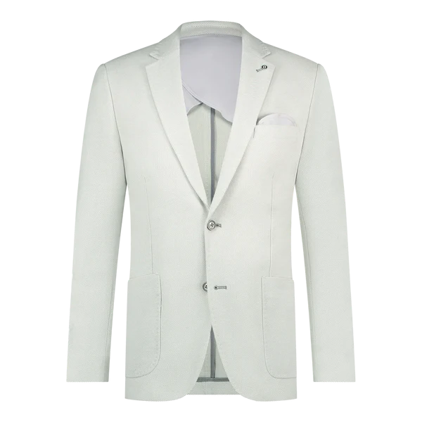 Gianni Blue Industry Seasonal Waffle Blazer