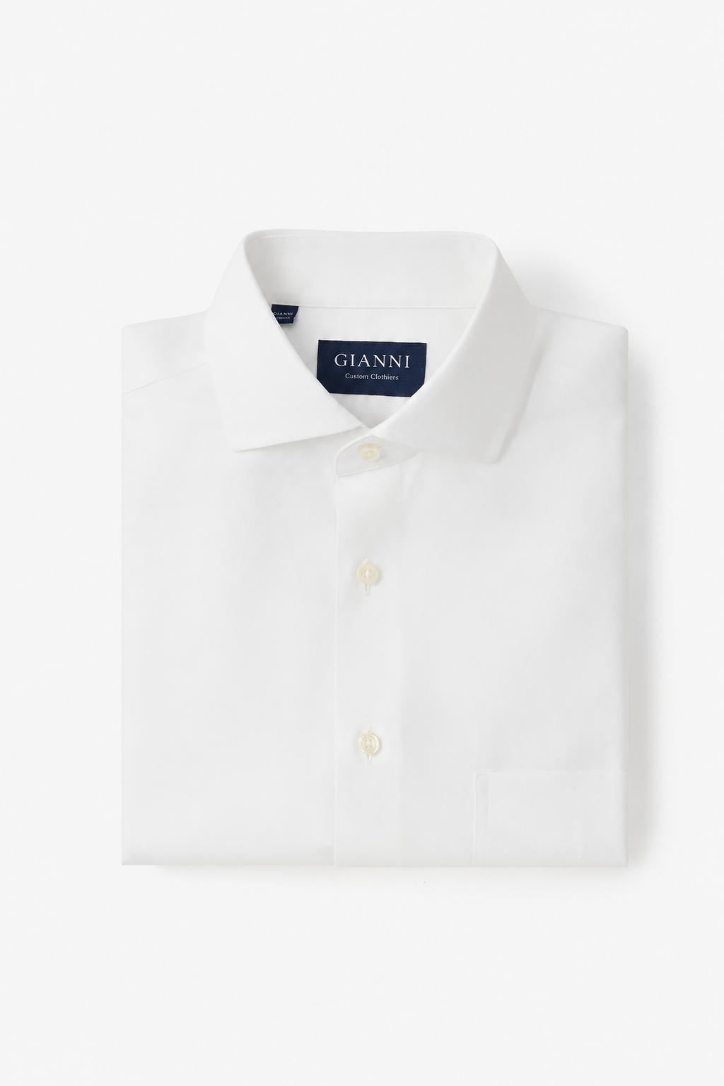 Gianni French Cuff White Shirt